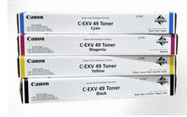 Utángyártott CANON CEXV49 Toner, Yellow 19000 oldal kapacitás INTEGRAL*