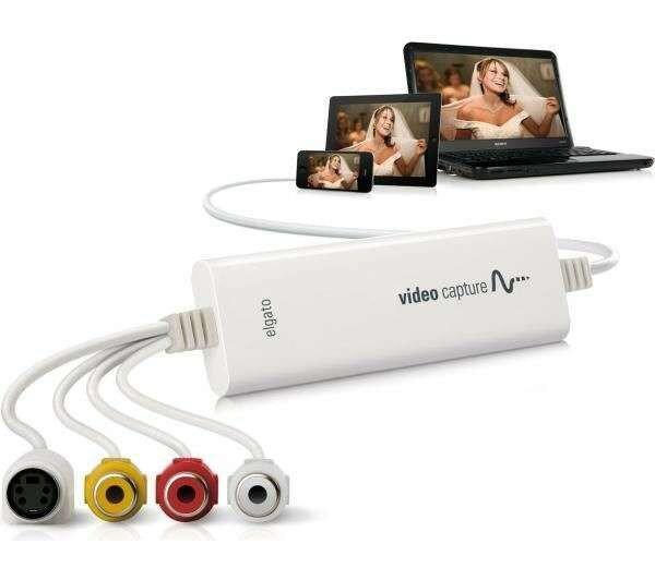 Elgato 1VC104001001 video átalakító kábel RCA + S-Video Fehér