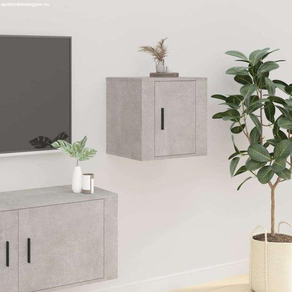 vidaXL betonszürke fali TV-szekrény 40x34,5x40 cm