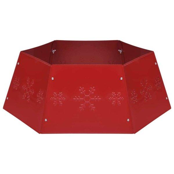 Piros karácsonyfatalp-takaró ø68 x 25 cm