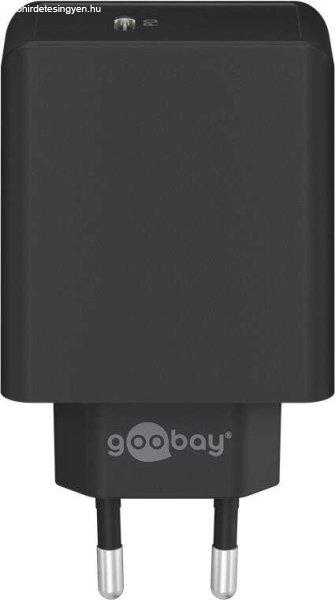 Goobay 61761 USB-C Hálózati töltő - Fekete (65W)