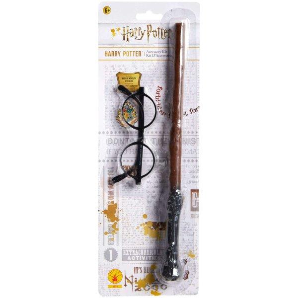 Harry Potter pálca és szemüveg készlet gyermekeknek 6 éves kor felett 35 cm