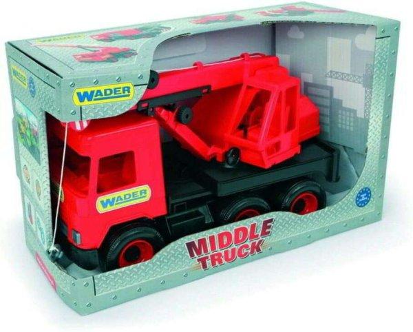 Wader Middle Truck: Darus autó - Piros