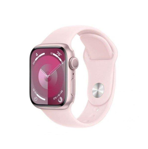 Apple Watch S9 41mm pink aluminiumtok,világos pink sport szíj
(APPLE-MR943QH-A)