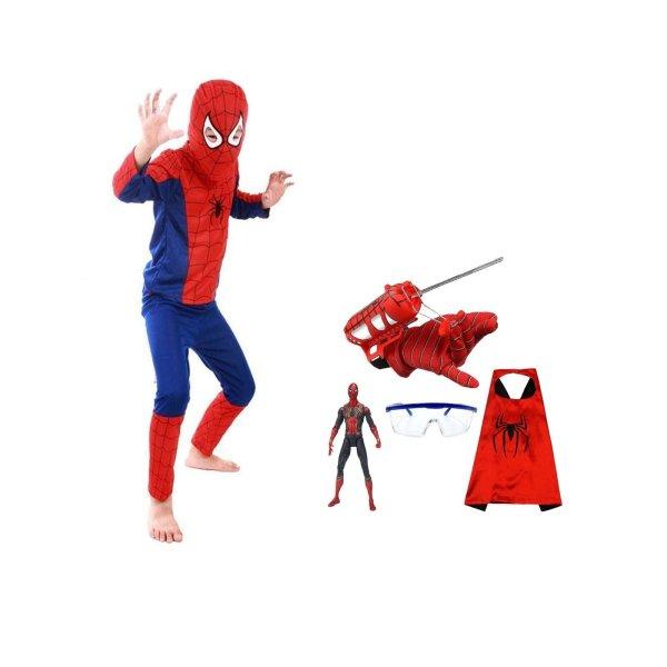 Spiderman KidMania® jelmezkészlet vízi lövöldözős játékkal és
kiegészítőkkel 5-7 éves gyerekeknek 110 - 120 cm