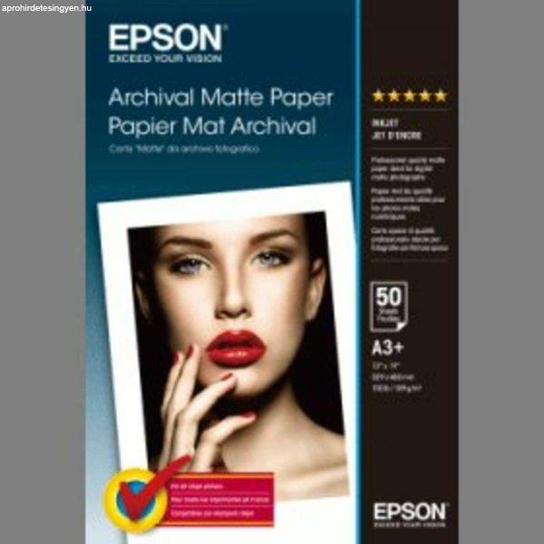 Epson Archival A3+ matt inkjet fotópapír 50 ív 192gr. C13S041340