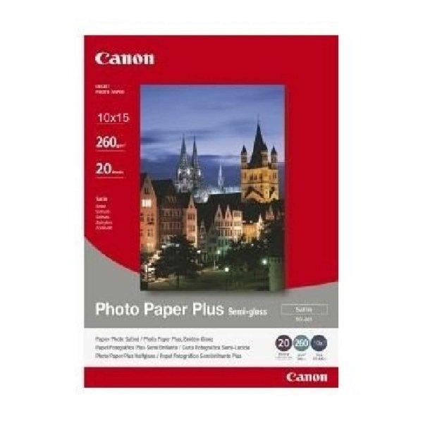 Canon SG-201S 10x15cm Plus selyemfényű inkjet fotópapír 260gr. 50 ív