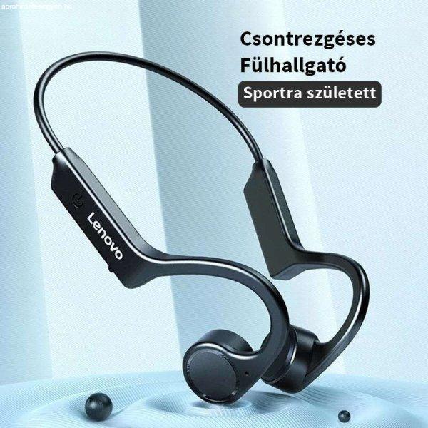 Lenovo Thinkplus X4 Bluetooth 5.3 csontrezgéses fülhallgató, fekete