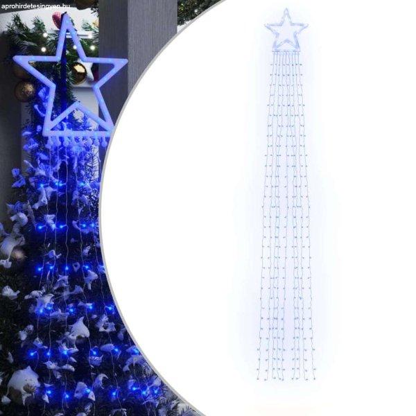 Kék 320 led-es karácsonyfafüzér 375 cm