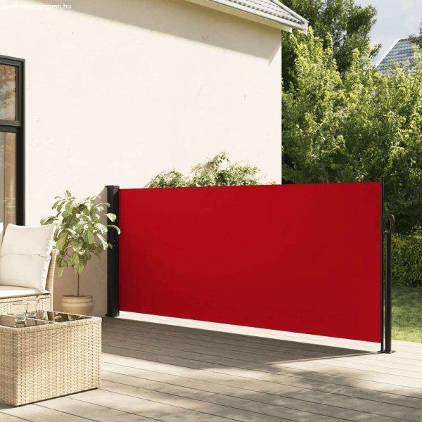 vidaXL piros behúzható oldalsó napellenző 120 x 300 cm