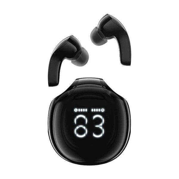 Fülhallgató TWS Acefast T9, Bluetooth 5.3, IPX4 obszidián fekete (T9 obsidian
black)