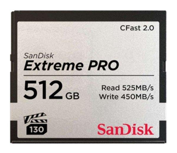 Sandisk 512GB Extreme Pro CFast 2.0 Memóriakártya