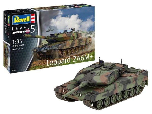 Revell Leopard 2 A6M+ tank Műanyag modell (1:35)