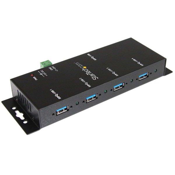 StarTech ST4300USBM USB 3.0 HUB (4 port) Fekete