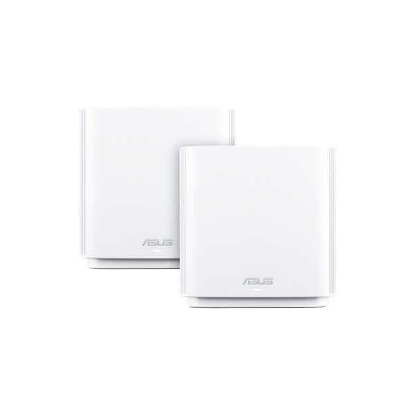 Asus wireless router tri band ac3000 1xwan(1000mbps) + 3xlan(1000mbps) + 1xusb,
zenwifi ac (ct8) white 2 pack ZENWIFI AC (CT8) WHITE 2 PACK