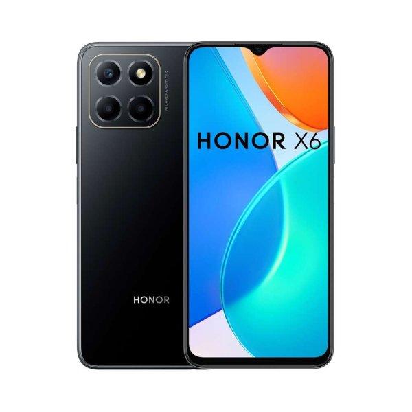 Honor X6 64GB 4GB RAM Mobiltelefon, Fekete (5109AJKW)