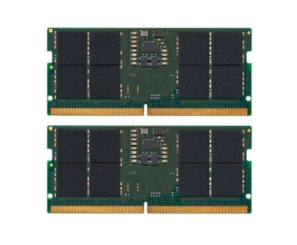 64GB 4800MHz DDR5 RAM Kingston notebook memória CL40 (2x32GB)
(KVR48S40BD8K2-64)
