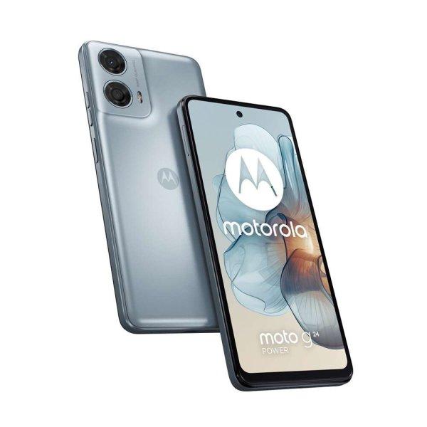 Motorola Moto G24 Power Edition 8/256GB 4G Dual SIM Okostelefon - Világoskék