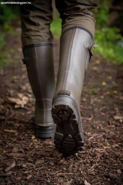 Fox neoprene lined camo/khaki rubber boot  (size 10) 44-es bélelt gumicsizma