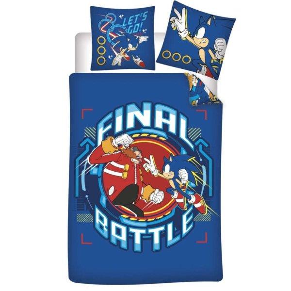 Sonic, a sündisznó Final Bottle ágyneműhuzat 140×200cm, 65×65 cm