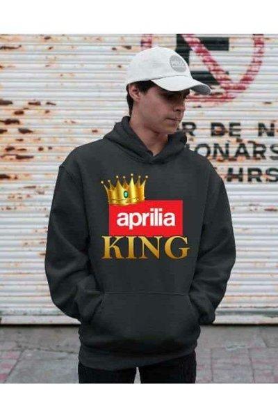 Aprilia king pulóver - egyedi mintás, 4 színben, 5 méretben