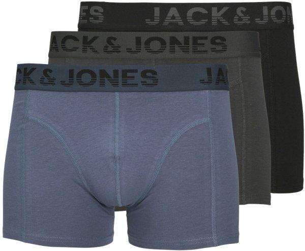 Jack&Jones 3 PACK - férfi boxeralsó JACSHADE 12250607 Black S
