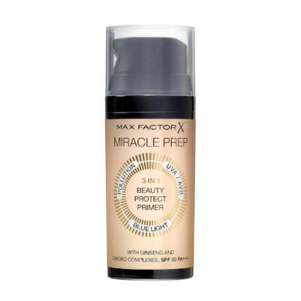 Max Factor Miracle Prep alapozó primer SPF 30 (3 In 1 Beauty Protect
Primer) 30 ml