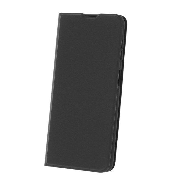 Smart Soft Apple iPhone 12 (6.1) oldalra nyíló mágneses könyv tok szilikon
belsővel fekete