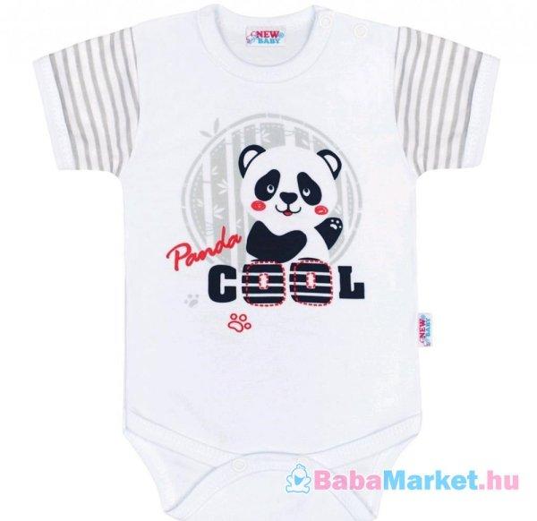 Baba rövid ujjú body New Baby Panda 80 (9-12 h)