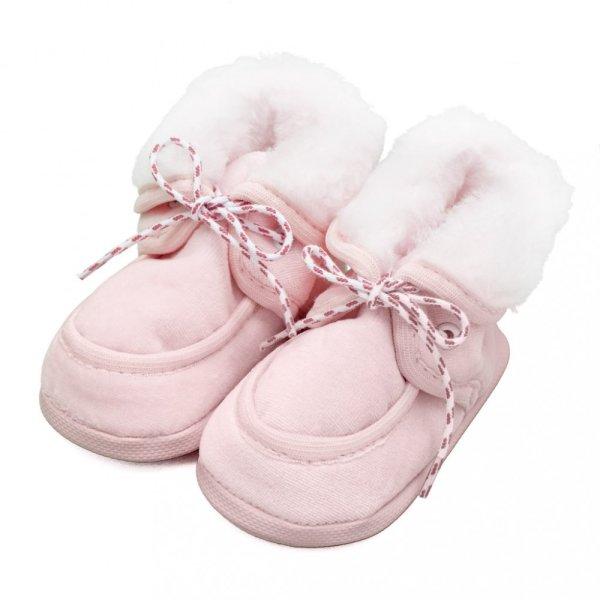 Baba téli tornacipő New Baby rózsaszín 6-12 h