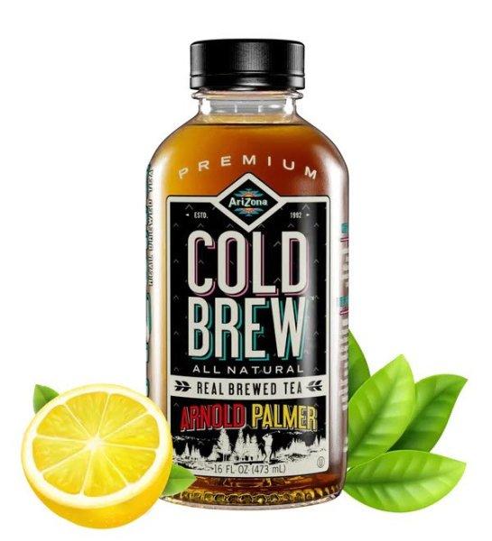 Arizona Arnold Palmer Cold Brew natúr jeges tea 473ml