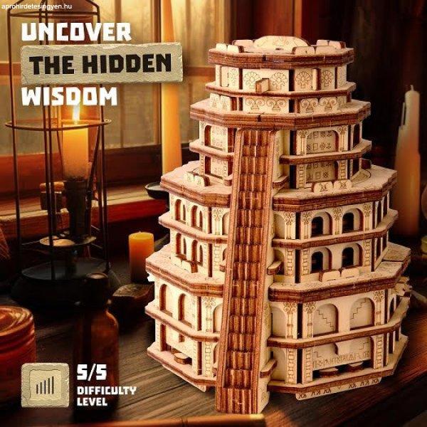 ESCWELT - 3D Logikai doboz rejtett tárolóval - Quest Tower