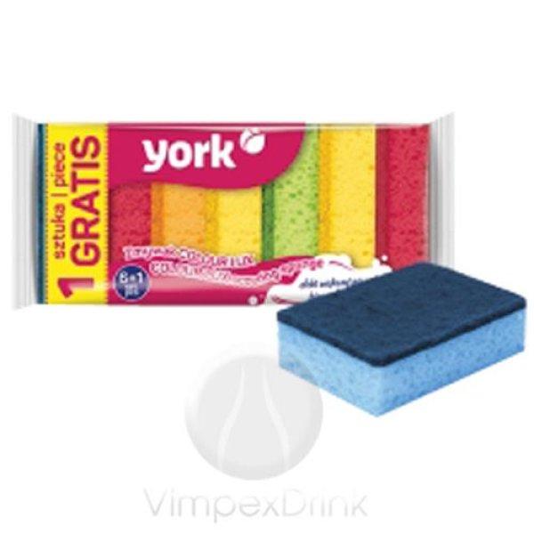 York Colour Lux mosogatószivacs 6+1db