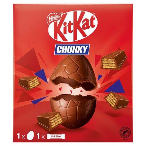 Kit Kat Chunky Large Egg óriás csokitojás 190g Szavatossági idő: 2024-06-30