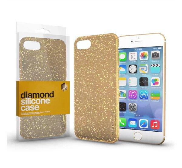 Xprotector Diamond szilikon hátlap tok, Apple iPhone SE (2020)/7/8, arany