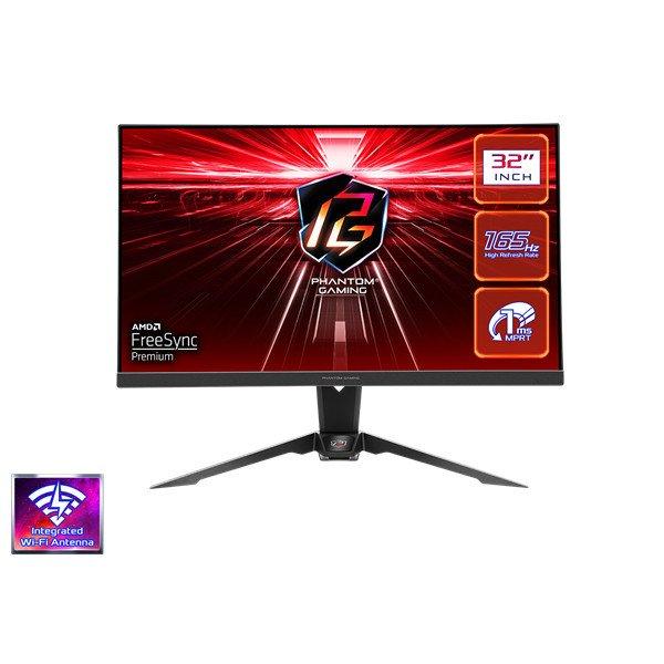 ASROCK PG32QF2B Gaming Monitor 31.5" VA, 2560x1440, HDMI/Displayport,
165Hz, HDR