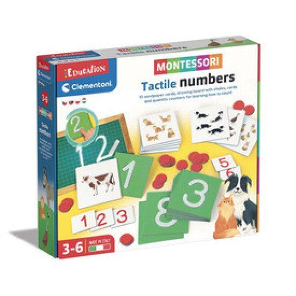 Clementoni: Montessori - Tapintható számok