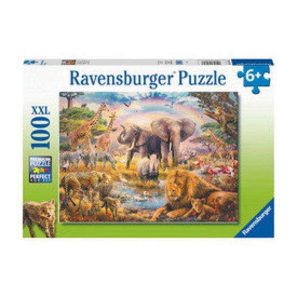 Ravensburger Puzzle 100 db - Afrikai szavanna