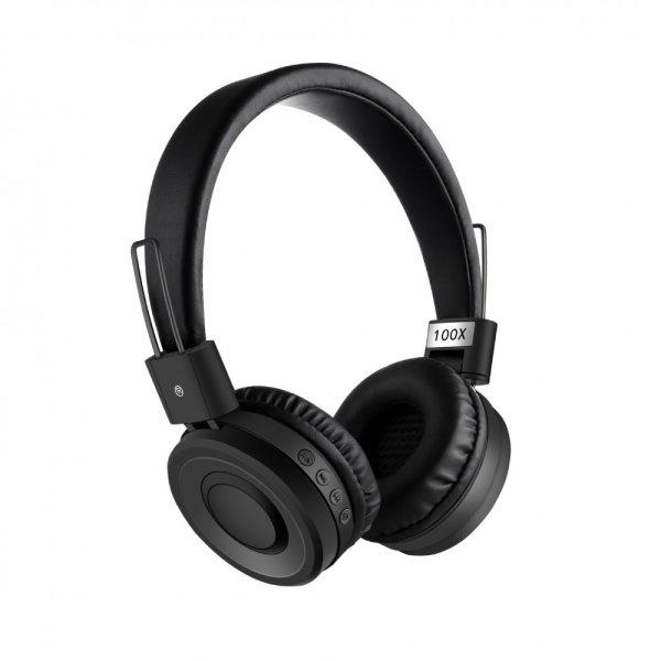 Bluetooth Összecsukható Fejhallgató - Fekete színben