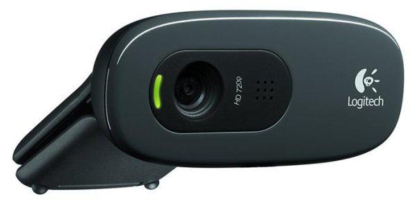 LOGITECH C270 webkamera, beépített mikrofonnal, USB