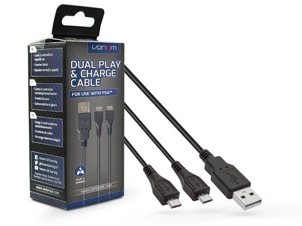 Venom VS2794 Dual Play n Charge 3 méter Micro-USB töltőkábel
