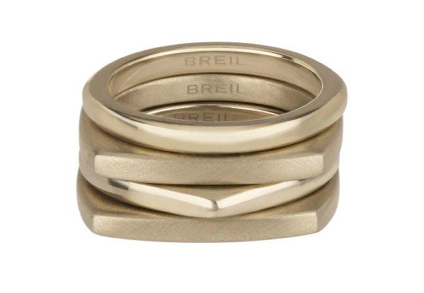 BREIL Modern aranyozott gyűrű szett New Tetra TJ302 57 mm