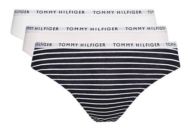 Tommy Hilfiger 3 PACK - női tanga alsó UW0UW04558-0Y3 XL