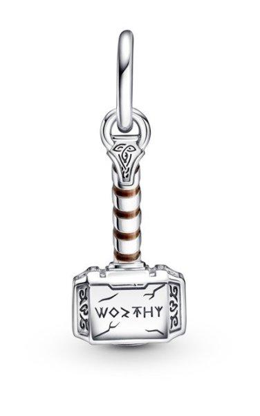 Pandora Kidolgozott ezüst medál Thor kalapácsa Marvel 790483C01