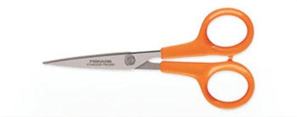 Varróolló, 13 cm, FISKARS "Classic", narancssárga