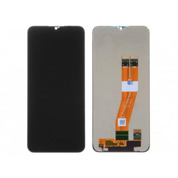 Samsung A025 Galaxy A02S fekete gyári LCD kijelző érintővel és kerettel NON
EU VERZIÓ