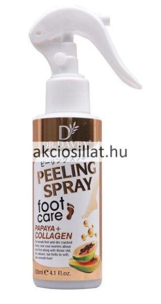 Dr Davey Peeling Spray Foot Care Papaya + Collagen lábápoló spray 120ml