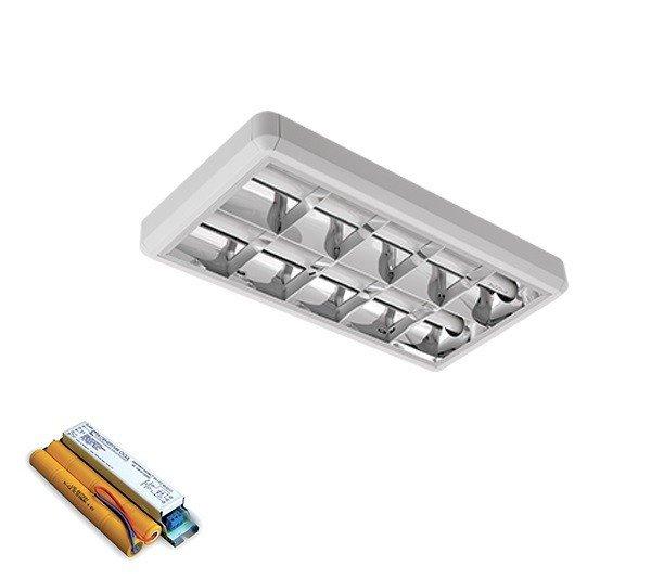 STELLAR LENA-V LED FÉNYCSŐVEL ÉS VÉSZVILÁGÍTÁSSAL 2x9W 6400K