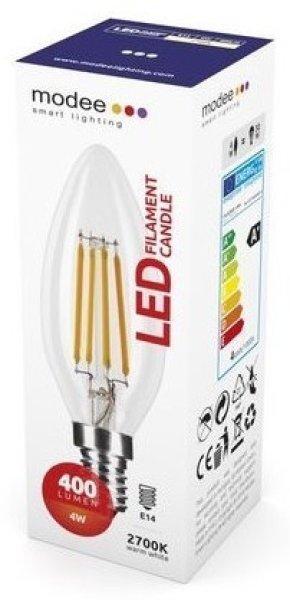 MODEE LED FILAMENT CANDLE C35 4W E14 360° 2700K (400 LUMEN)