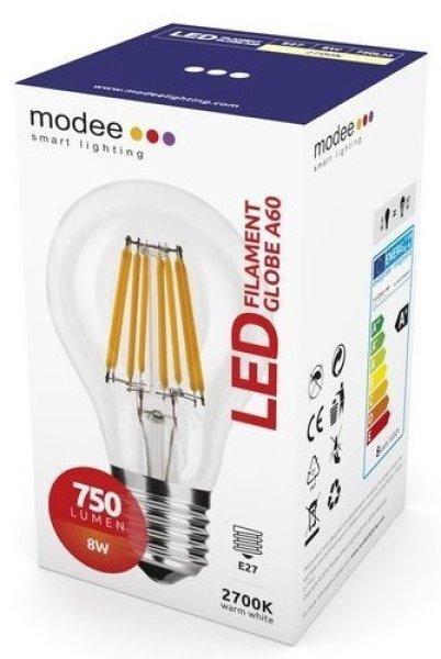 MODEE LED FILAMENT GLOBE A60 8W E27 360° 2700K (750 LUMEN)